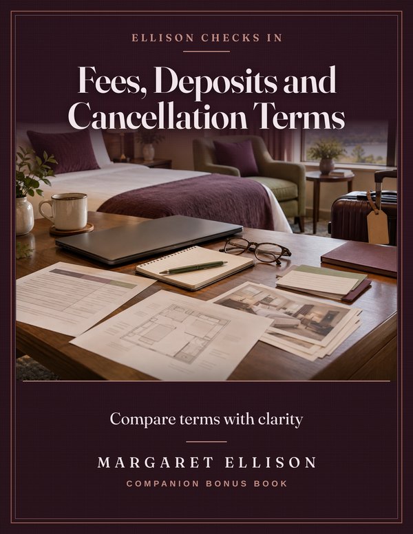 Fees, Deposits and Cancellation Terms cover