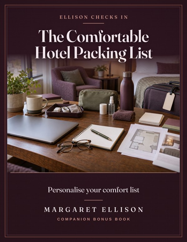 The Comfortable Hotel Packing List cover